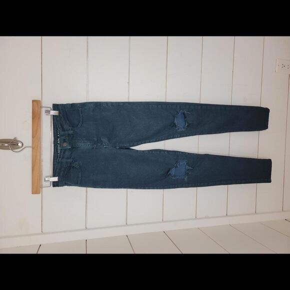American Eagle Outfitters size 0 long green super hi-rise jegging - Picture 1 of 6